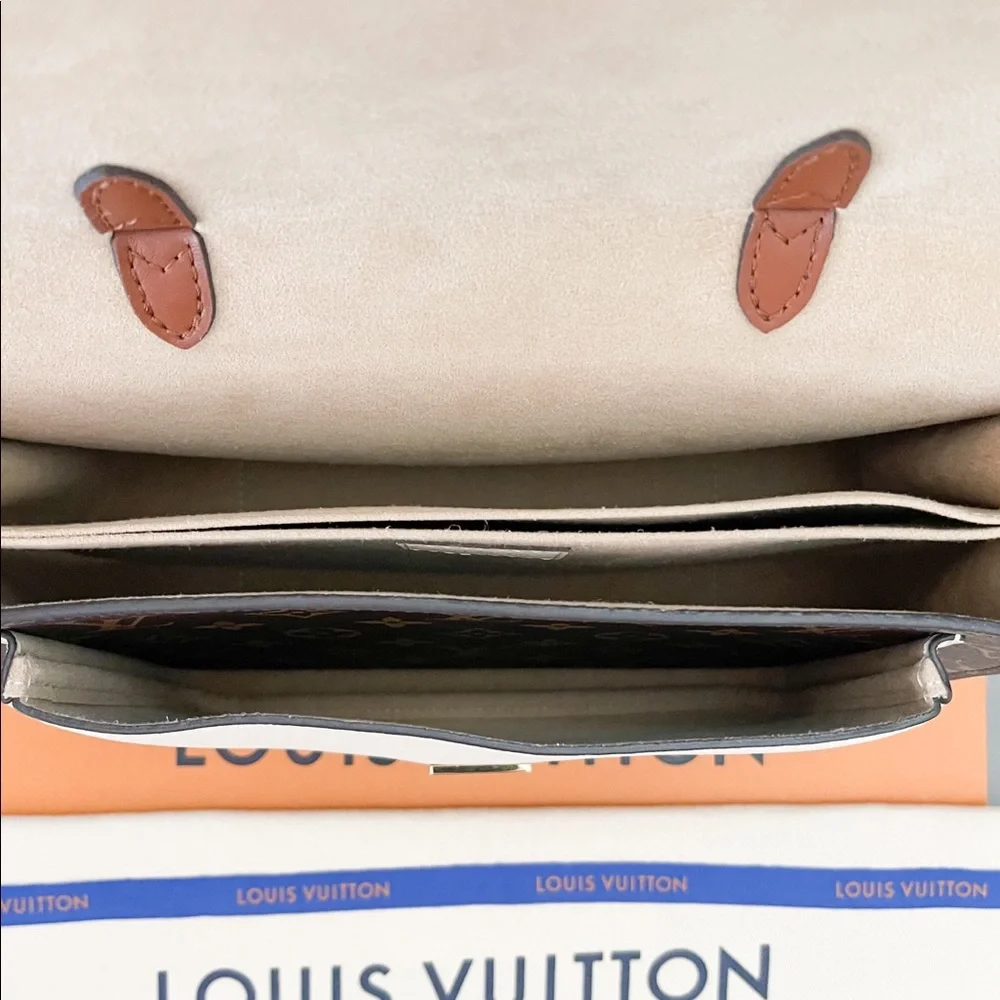 Louis Vuitton Monogram Vaugirard Creme Shoulder Strap Crossbody Bag - Picture 10 of 15
